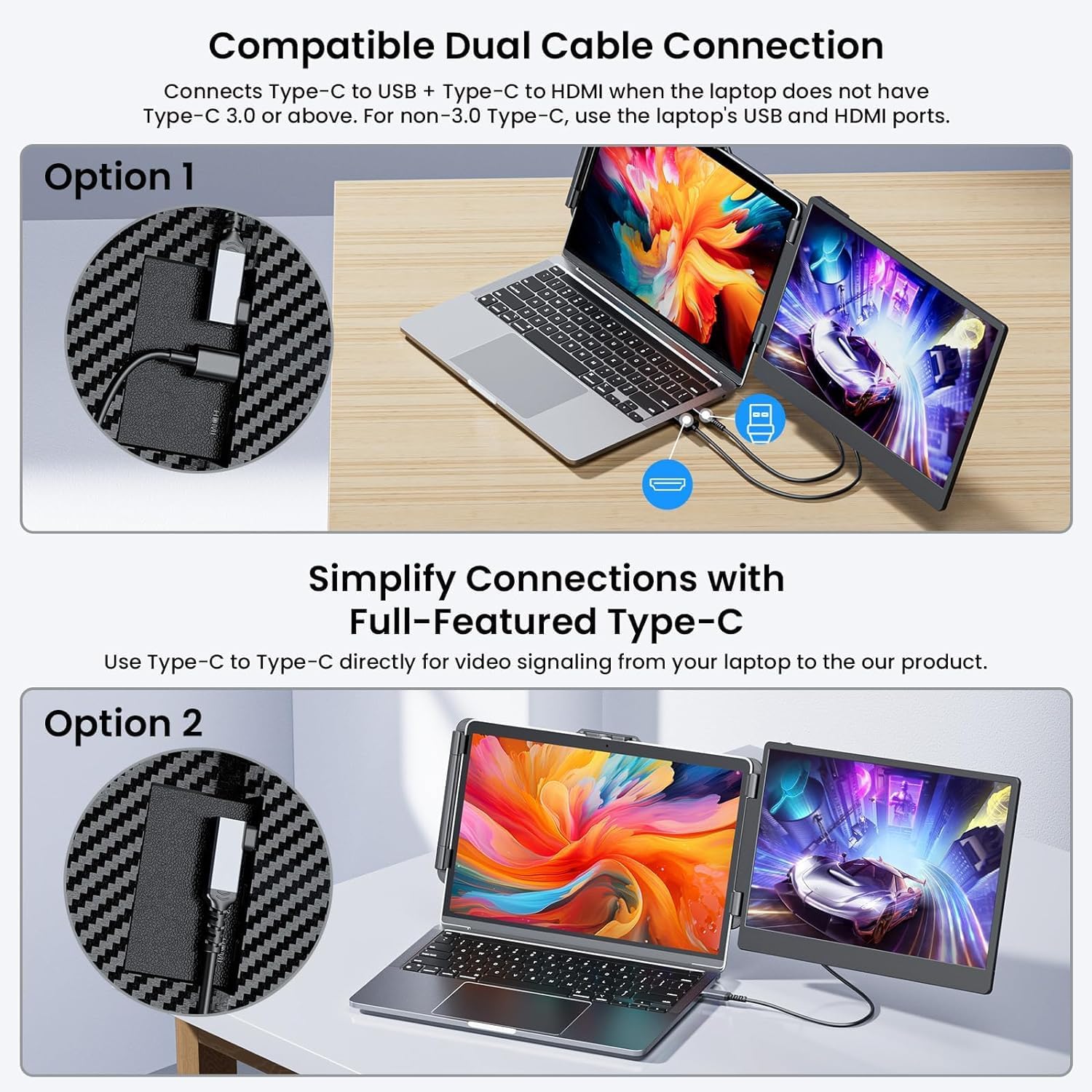 V2com S1 Screen Extender Price in Kenya | 14" Portable Dual Monitor