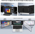 V2com S2 Triple Screen Extender Price in Kenya | 14" Dual Portable Monitors