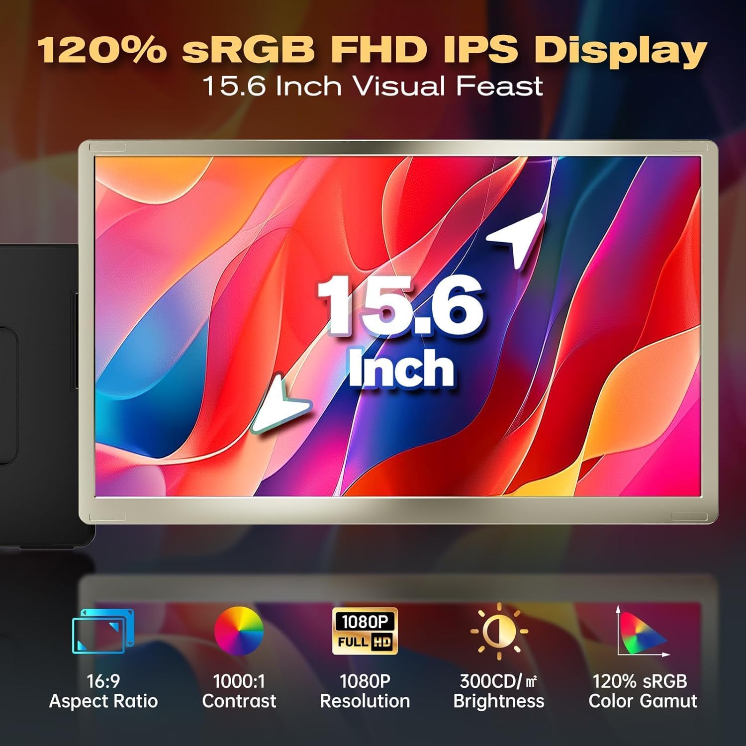 V2com S6 Triple Screen Extender Price in Kenya | 15.6" Portable Dual Monitors