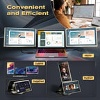 V2com S6 Triple Screen Extender Price in Kenya | 15.6" Portable Dual Monitors