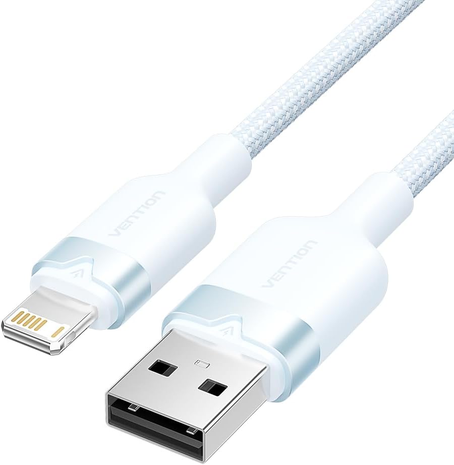 Vention USB-A to Lightning Cable 2M – Fast Charging & Data Sync Aluminum Alloy