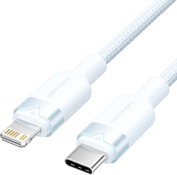 Vention USB-C to Lightning Cable 2M 3A – Fast Charging Aluminum Alloy
