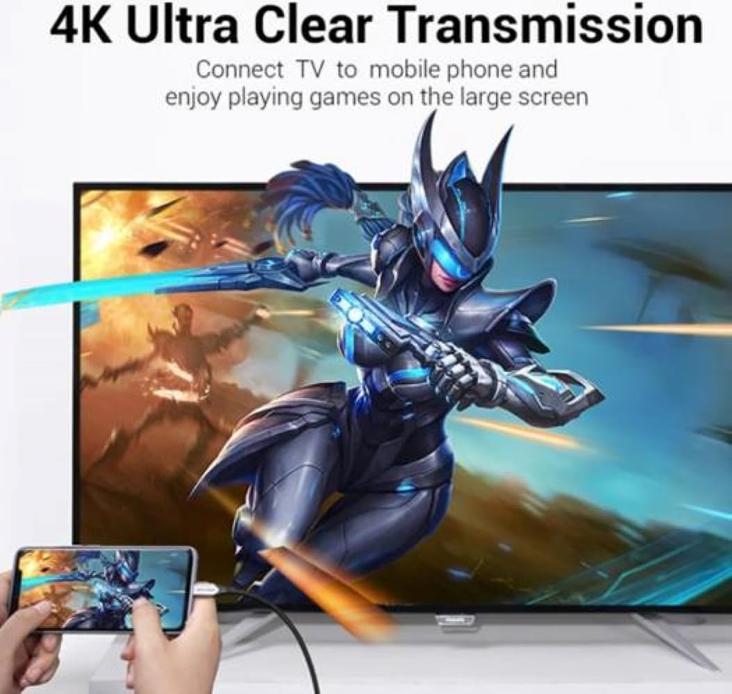 Vention USB-C to USB-C 3.1 Cable 1M – Cotton Braided Fast Charging & Data Transfer (Gray)