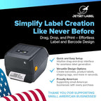Zebra ZD220T Thermal Transfer Desktop Barcode Label Printer
