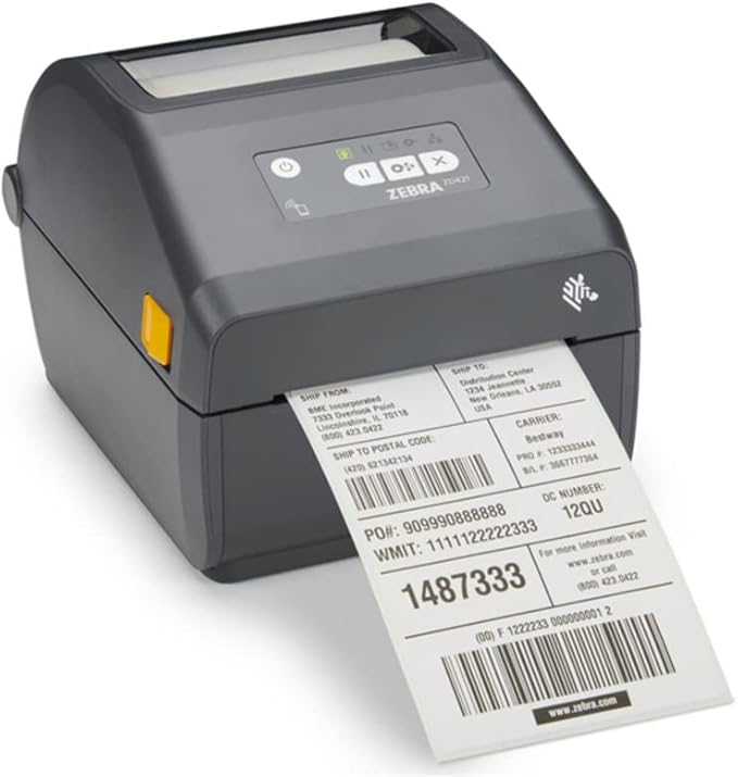 Zebra ZT411 Industrial Barcode Label Printer | High-Speed 4" Thermal Transfer/Direct Thermal & Optional RFID